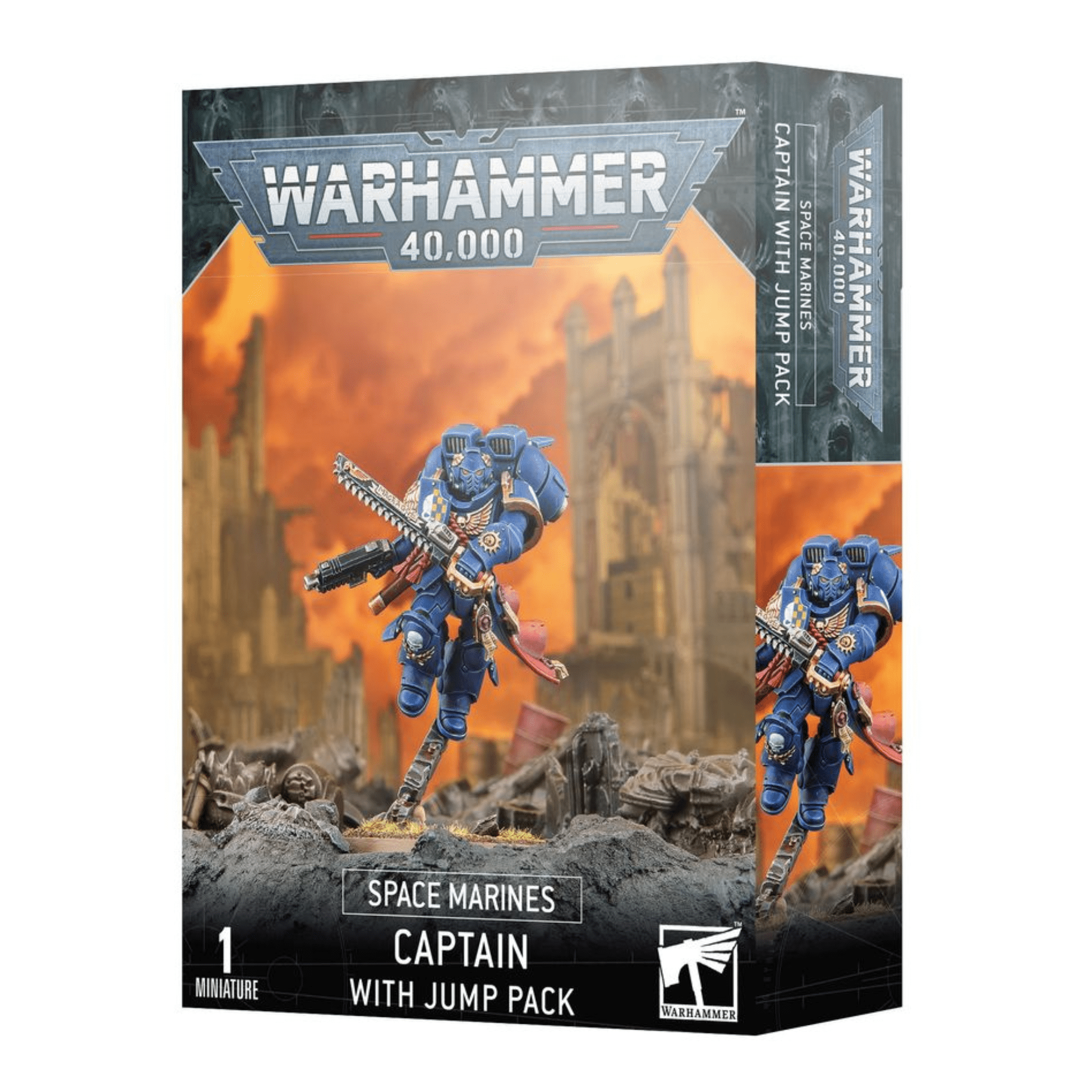 Space Marines: Captain with Jump Pack - WiredVillage Games - Games Workshop
